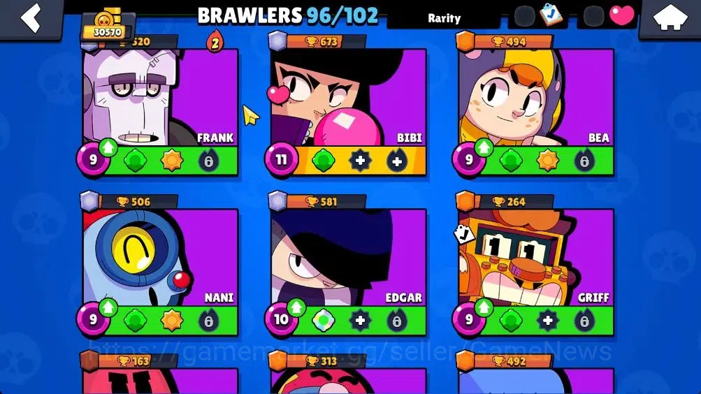 Brawl Stars Accounts 30570 Trophy |Lv 114| 96 Brawlers 25 Max Lvl | UL KAZE | 4 HyperC, 1 Legend, 3 Mythic, 40 Epic Skin |CN 13