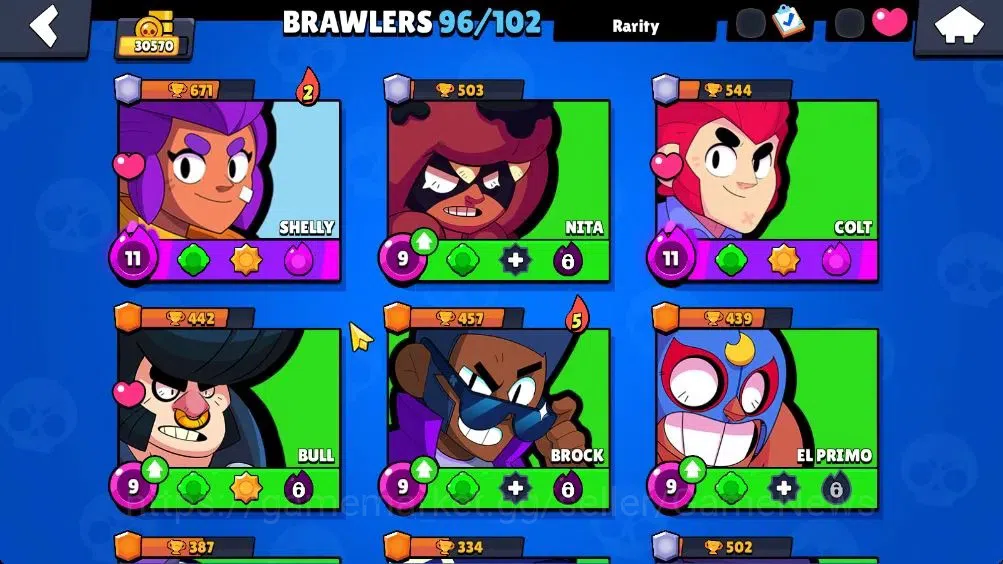 Brawl Stars Accounts 30570 Trophy |Lv 114| 96 Brawlers 25 Max Lvl | UL KAZE | 4 HyperC, 1 Legend, 3 Mythic, 40 Epic Skin |CN 9