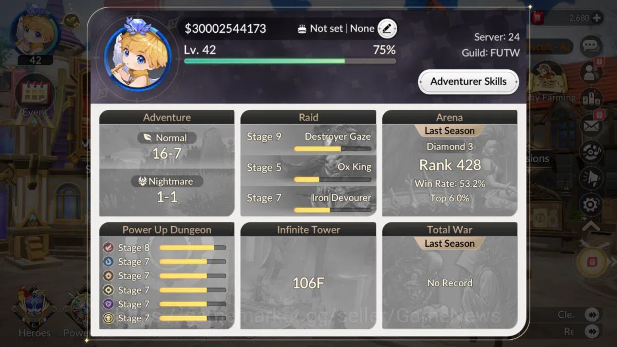 Seven Knights Re:Birth Accounts [Re:BIRTH]Global3000xxx|17 Legend,6 SPECIAL|TeoTc6 image 16