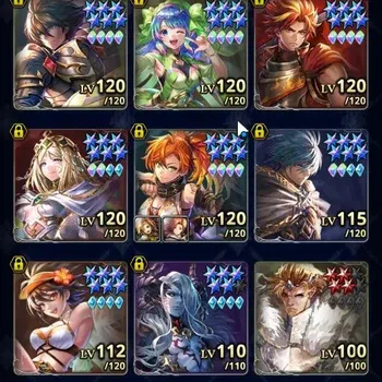 Last Cloudia Accounts Mid‑Game GLOBAL|Rank 27|102K Crystal|BFrontier(Tilith,Oracle,Vargas)+(SM Sera,SH Lilebete,SS