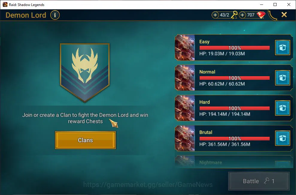 Raid: Shadow Legends Accounts Lv45 610K Power|1 Mythical (SLady Mikage)|22 Legen image 17