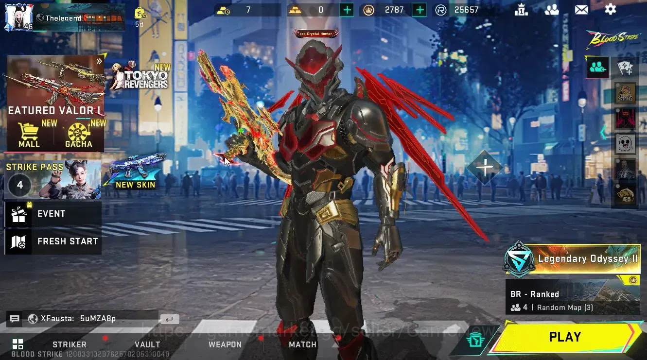 Blood Strike Accounts ASIA|ETERNAL [Ethan-Alien Walker,UZI]|Colab BLEACH image 2