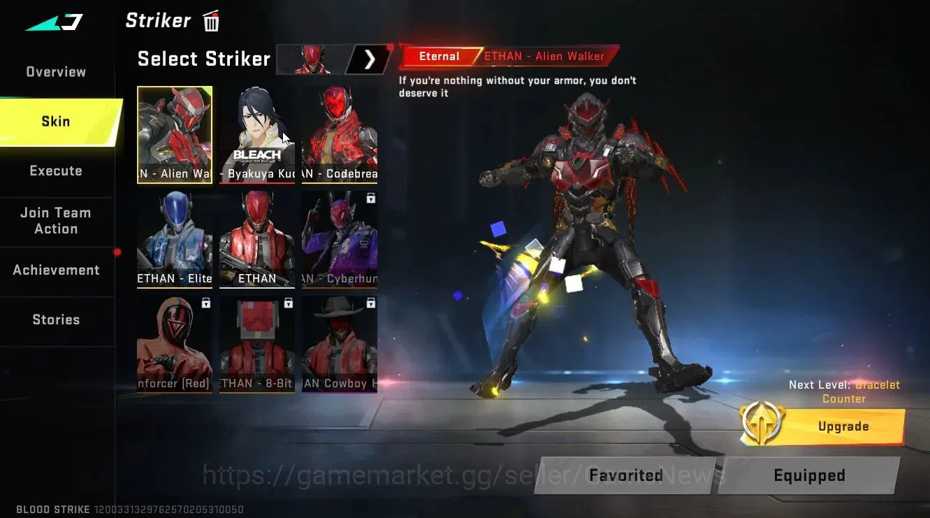 Blood Strike Accounts ASIA|ETERNAL [Ethan-Alien Walker,UZI]|Colab BLEACH image 5