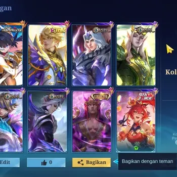 Mobile Legends: Bang Bang Accounts Collector Hero 133|Skin 263|Aspirant Ruby,KOF Karina,CC(Valir,Natalia),Annual