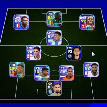 eFootball Accounts Others Android|Power 2688|Show Time Wesley,Cristian Romero,Johan Manzambi,Nicolas Jackson,Lionel