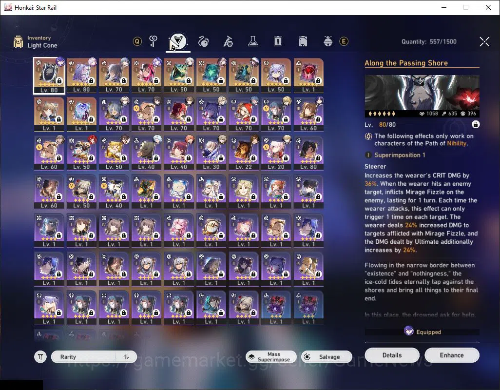Honkai Star Rail Accounts Mid Game Asia|TL 67|15 Limited|[Castorice,Acheron]+Sign,The Dahlia,Firefly,BS 5