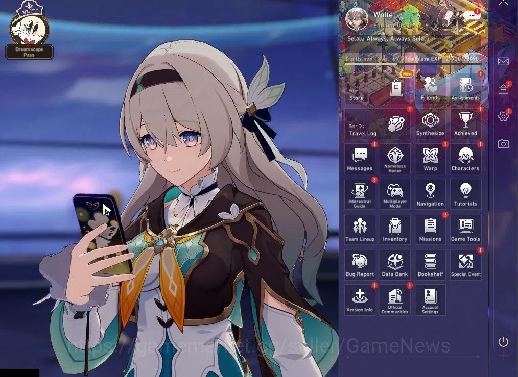 Honkai Star Rail Accounts Mid Game Asia|TL 67|15 Limited|[Castorice,Acheron]+Sign,The Dahlia,Firefly,BS 6