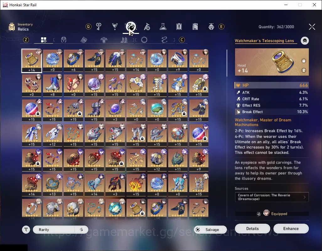 Honkai Star Rail Accounts Mid Game Asia|TL 67|15 Limited|[Castorice,Acheron]+Sign,The Dahlia,Firefly,BS 8