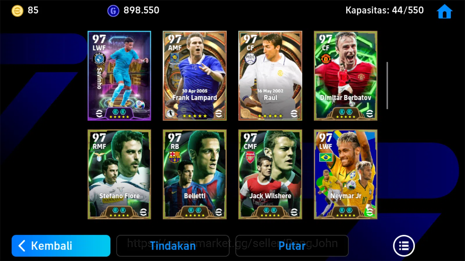 eFootball Accounts power 3206 | vitinha showtime, busquest epic, mess image 5
