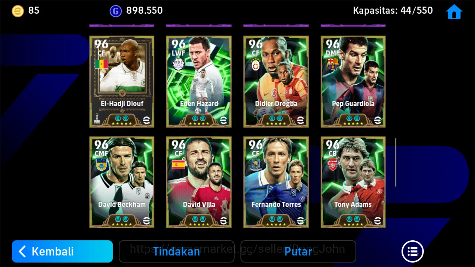 eFootball Accounts power 3206 | vitinha showtime, busquest epic, mess image 7