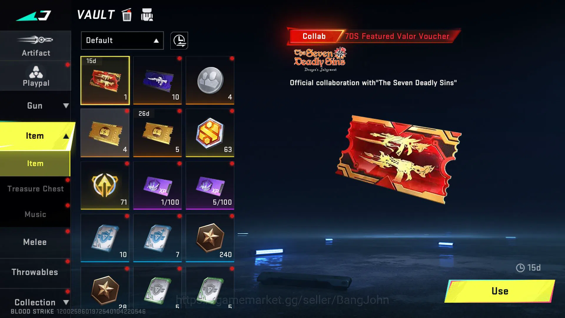 Blood Strike Accounts ASIA LVL 60 1 EVO + 3 ETHERNAL | EVO M4 | ETHER K image 10
