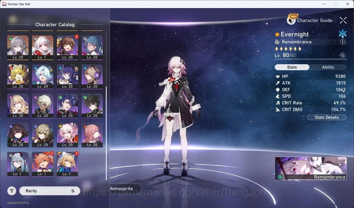 Honkai Star Rail Accounts ASIA|TL64|8 Limited|Evernight+Sign|Yao Guang+Sign| image 3