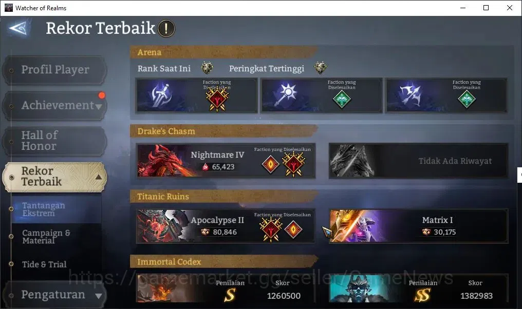 Watcher of Realms Accounts End-Game GLOBAL 60x|Lv73|4,4M Power|10 Lord[OrenA1,Prateus,Valderon,etc]+38 Legend[3 4
