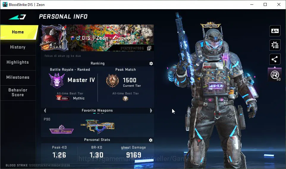 Blood Strike Accounts Mid-Tier ASIA|22 ULTRA[NOVA,MP5,Vector,URB,Etc]|Collab EVA[SCAR,MCX]+AOT[M4A1,FAL,KAG-6]|3 2