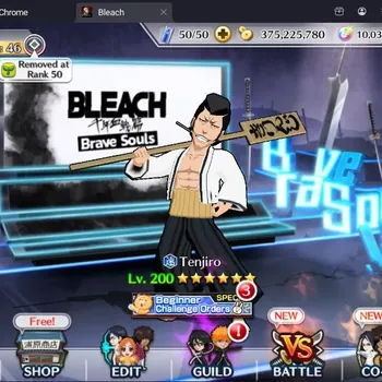 Bleach: Brave Souls Accounts Mid-Tier Global |5K BP+10K Orb|Mid Story|Yoruichi Christmas 24|Tenjiro TYBW|Aizen 11th