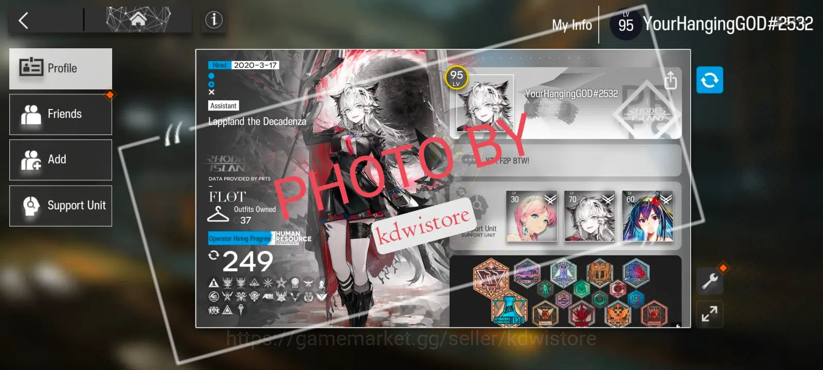 Arknights Accounts ARKNIGHTS | GLOBAL | LEVEL 95 image 10