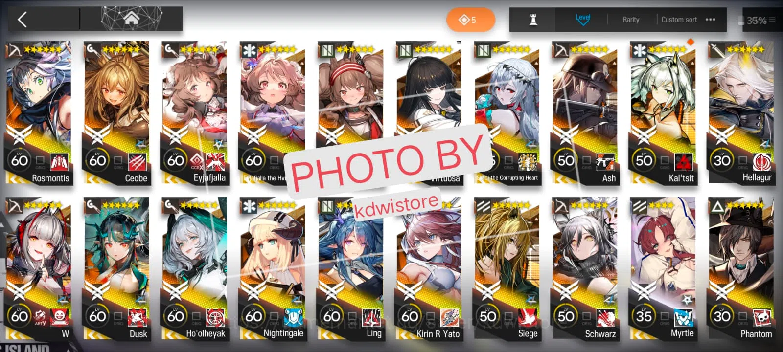 Arknights Accounts ARKNIGHTS | GLOBAL | LEVEL 95 image 3