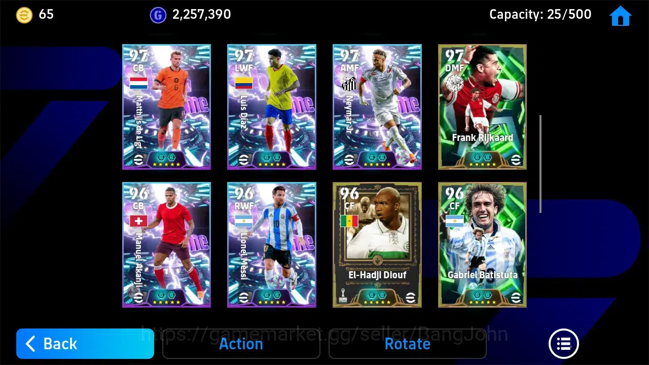 eFootball Accounts Mobile|PW 3200|Epic Adriono,Guardiola,Matthaus Ger image 3