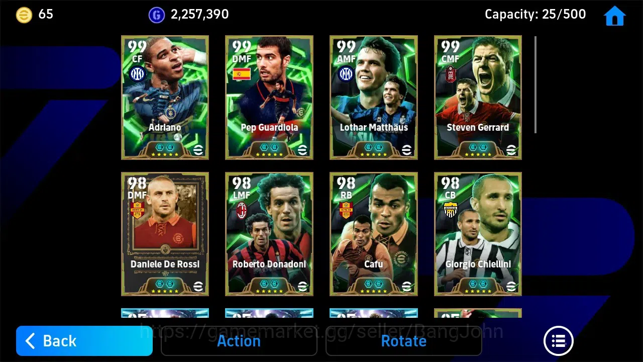 eFootball Accounts Mobile|PW 3200|Epic Adriono,Guardiola,Matthaus Ger image 4