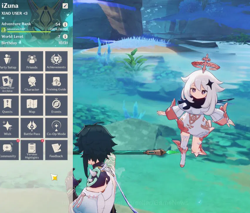 Genshin Impact Accounts ASIA|MIDGAME|AR54|4Limited+3(*5Weapon)|[Xiao,Raide image 1
