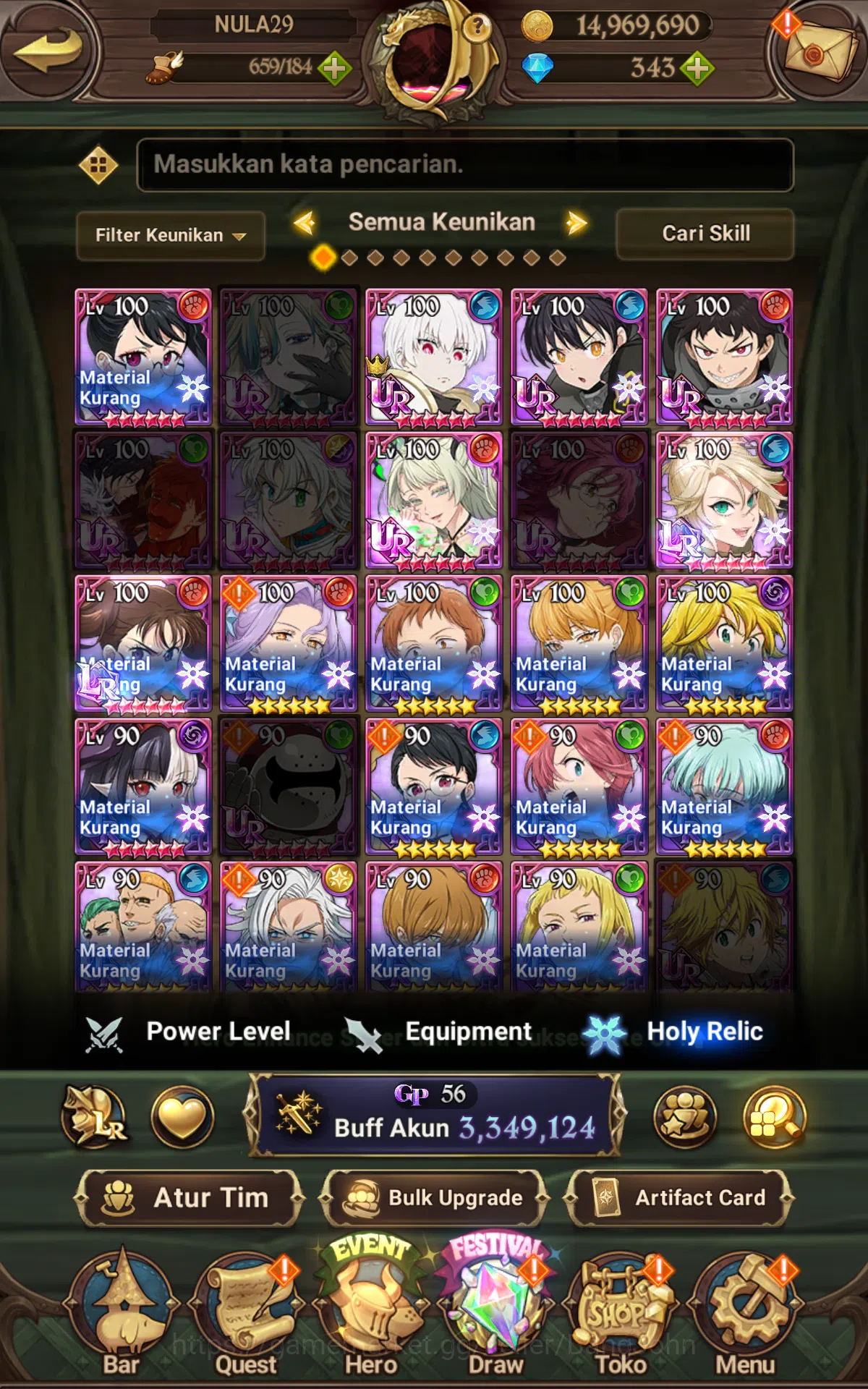 The Seven Deadly Sins: Grand Cross Accounts ASIA|3.3M CC| UR Tristan,Valenti,Salos,Roxy,Diane, image 11