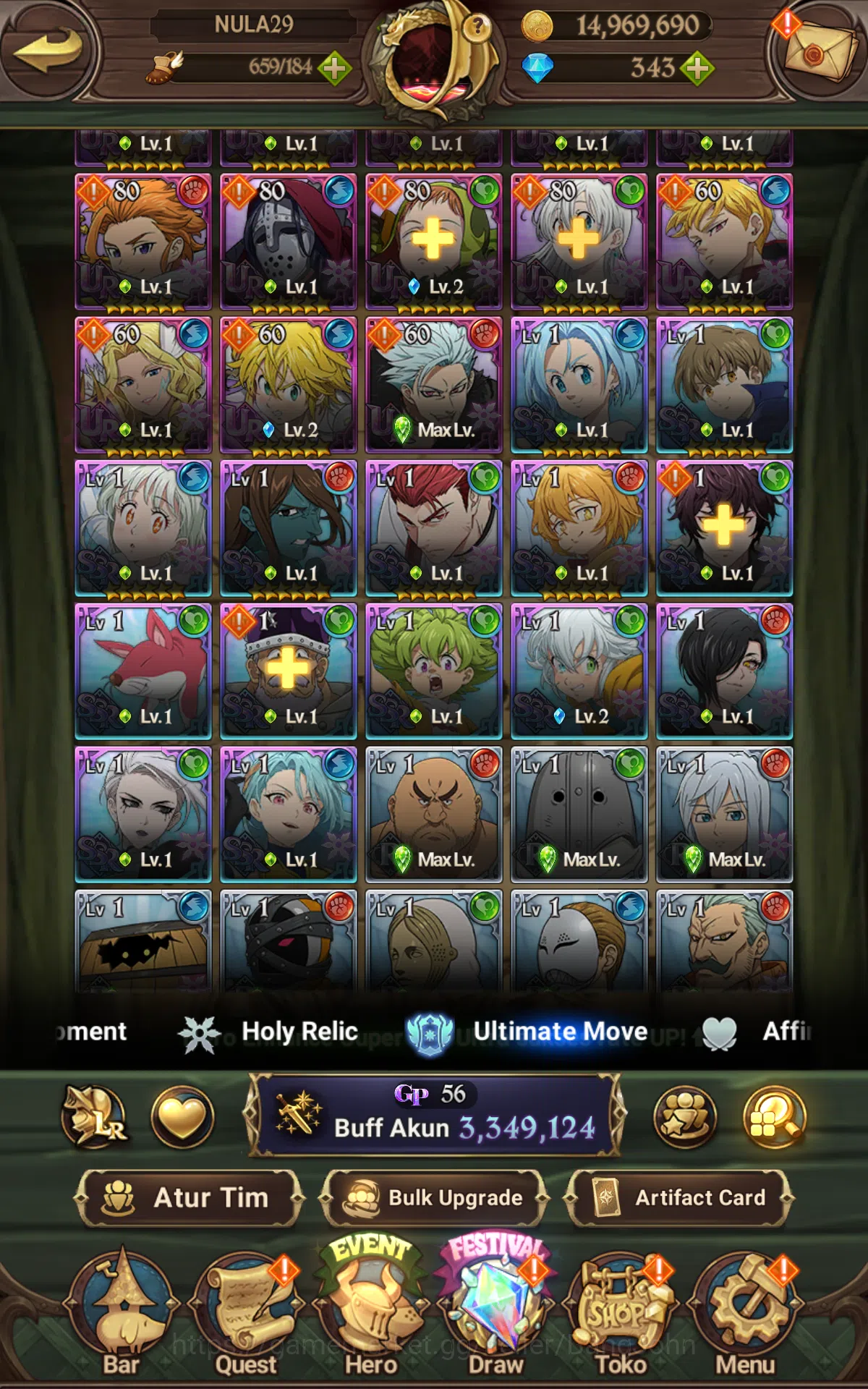 The Seven Deadly Sins: Grand Cross Accounts ASIA|3.3M CC| UR Tristan,Valenti,Salos,Roxy,Diane, image 16