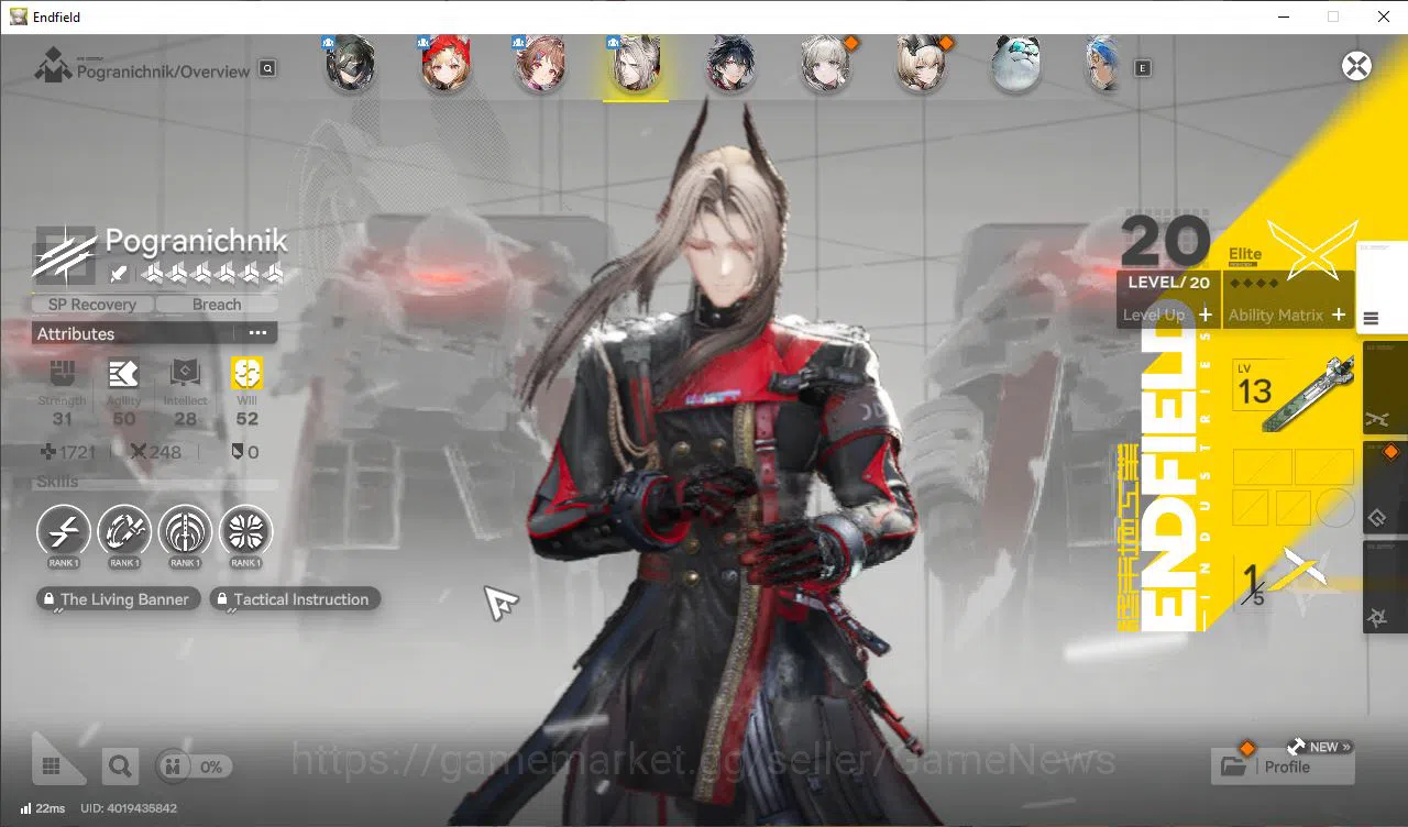 Arknights: Endfield Accounts ASIA|Lv35|SSR3(1Limit)+3(*6WP)|Rossi,Ardelia+sign, image 13
