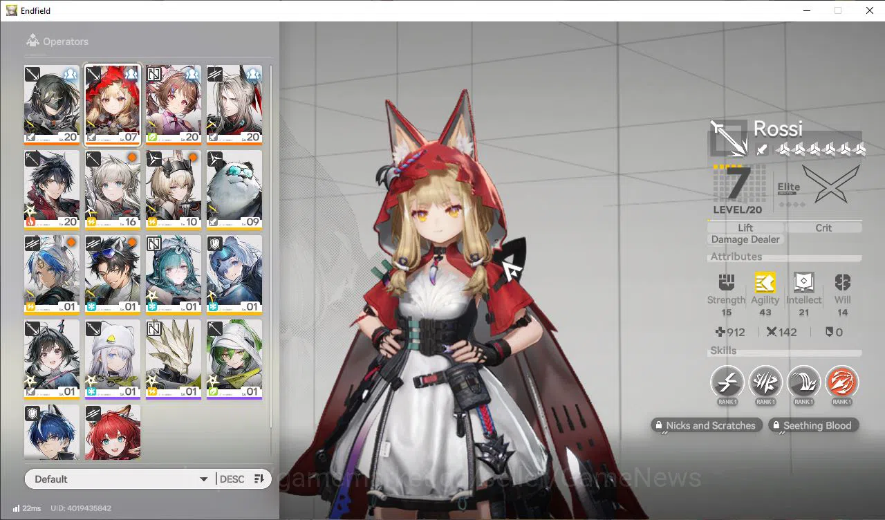 Arknights: Endfield Accounts ASIA|Lv35|SSR3(1Limit)+3(*6WP)|Rossi,Ardelia+sign, image 16