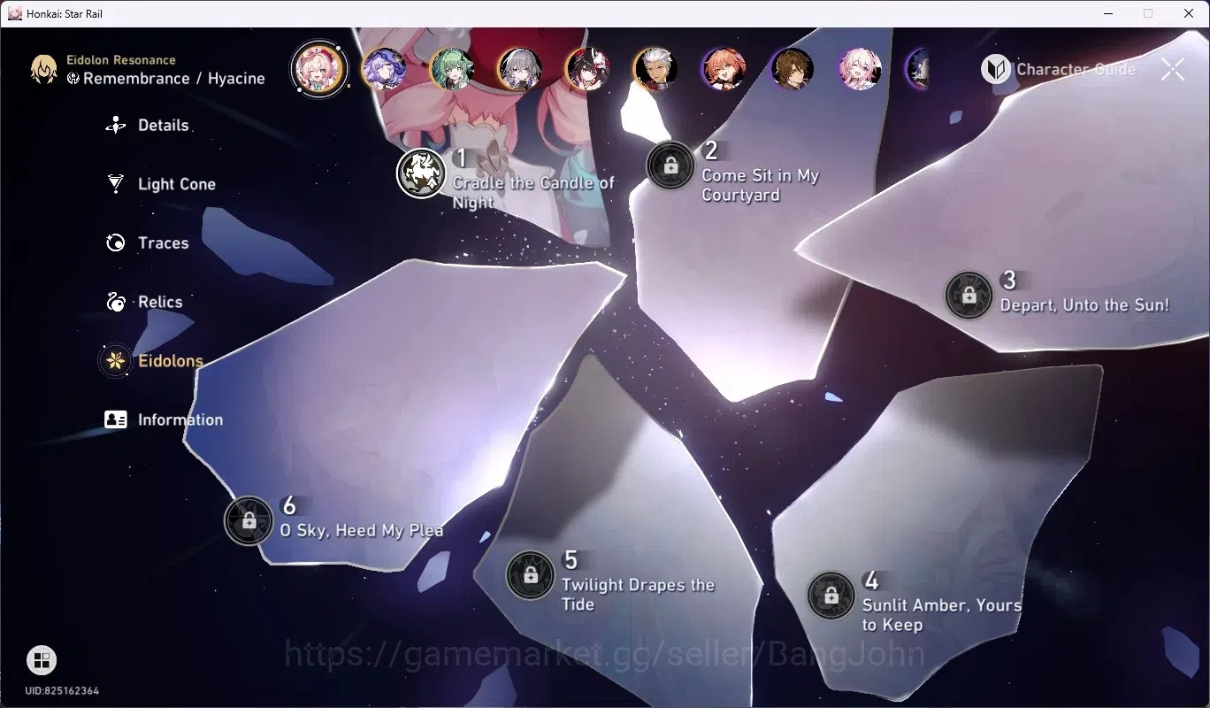 Honkai Star Rail Accounts ASIA|TL 70|16 Limit [SilverWolffLv.999,YaoGuang,Cy image 11