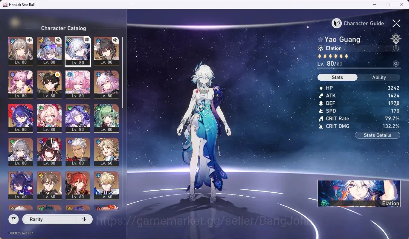 Honkai Star Rail Accounts ASIA|TL 70|16 Limit [SilverWolffLv.999,YaoGuang,Cy image 2