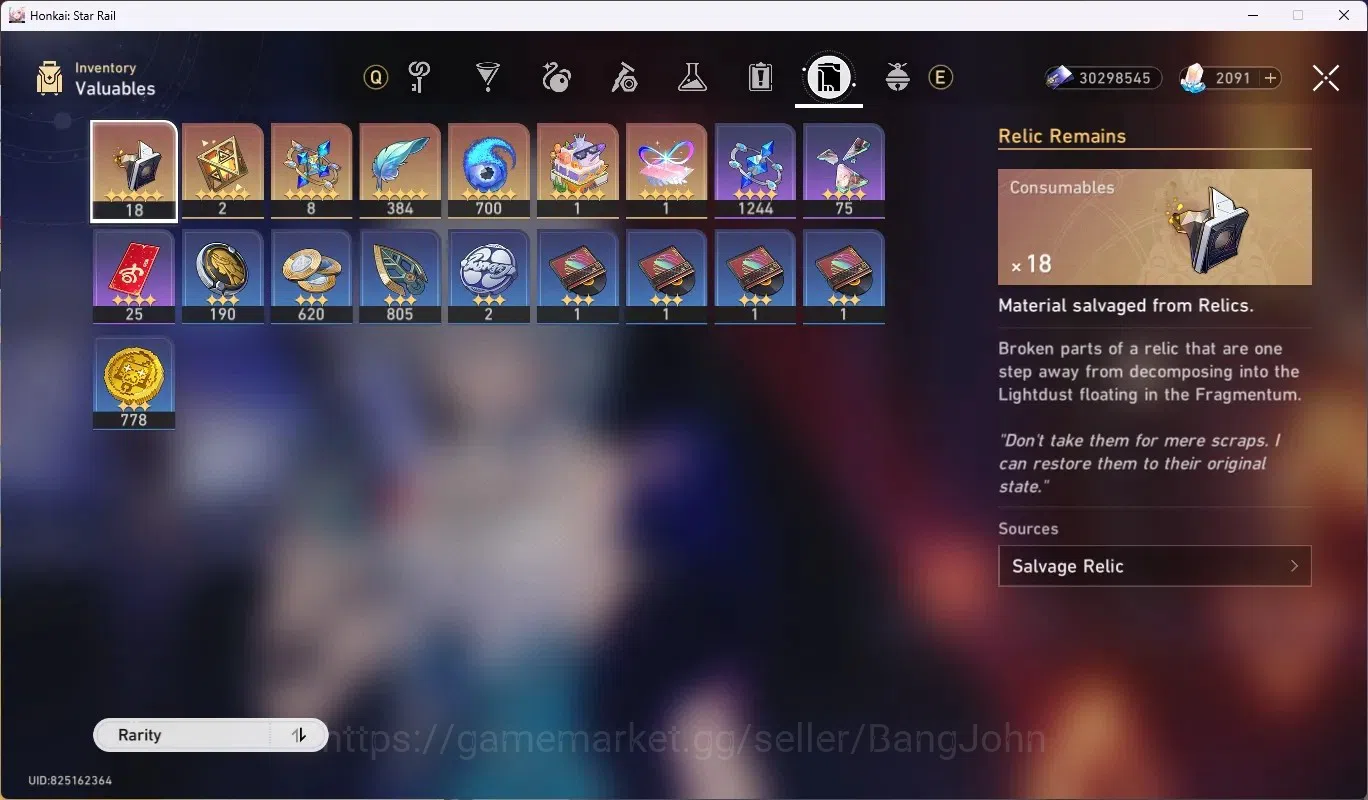 Honkai Star Rail Accounts ASIA|TL 70|16 Limit [SilverWolffLv.999,YaoGuang,Cy image 20