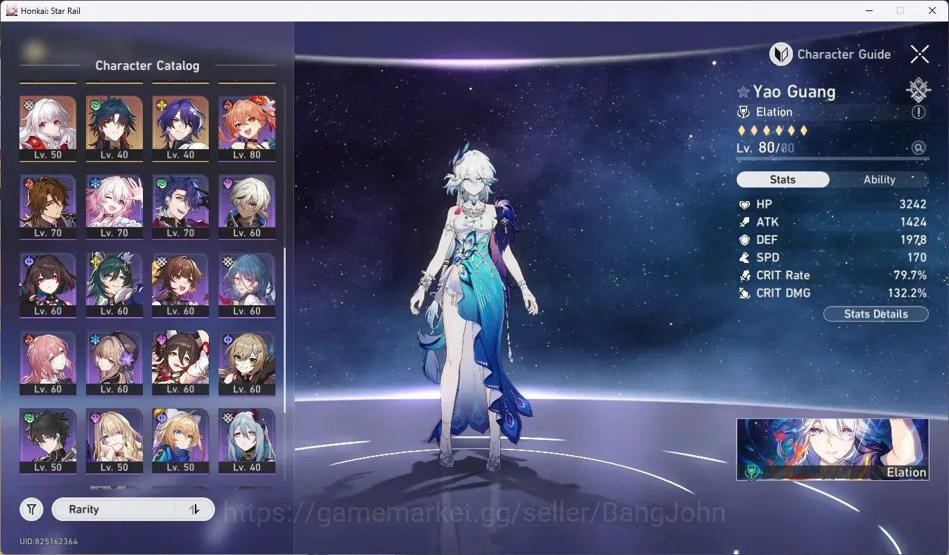 Honkai Star Rail Accounts ASIA|TL 70|16 Limit [SilverWolffLv.999,YaoGuang,Cy image 3