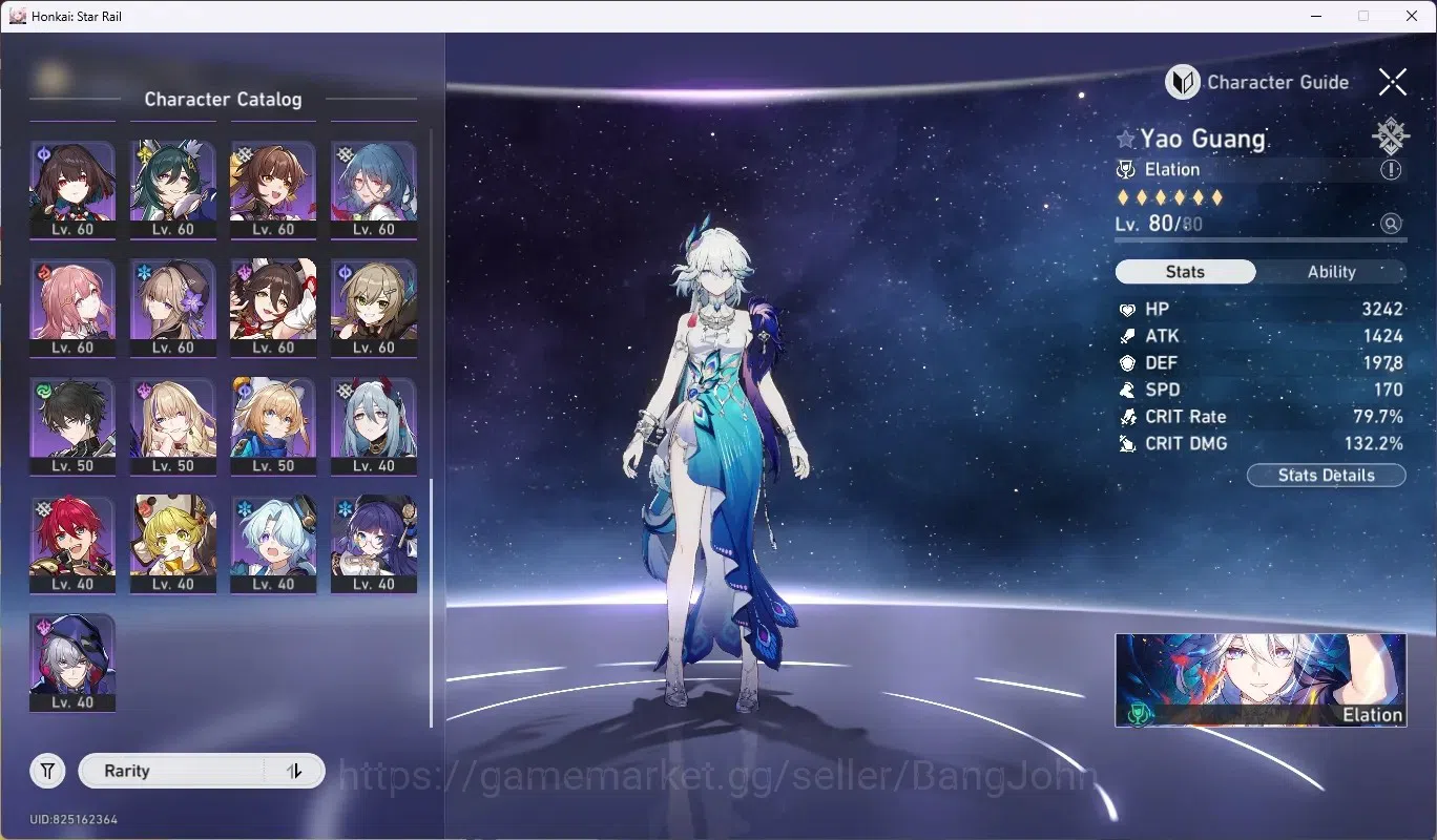 Honkai Star Rail Accounts ASIA|TL 70|16 Limit [SilverWolffLv.999,YaoGuang,Cy image 4