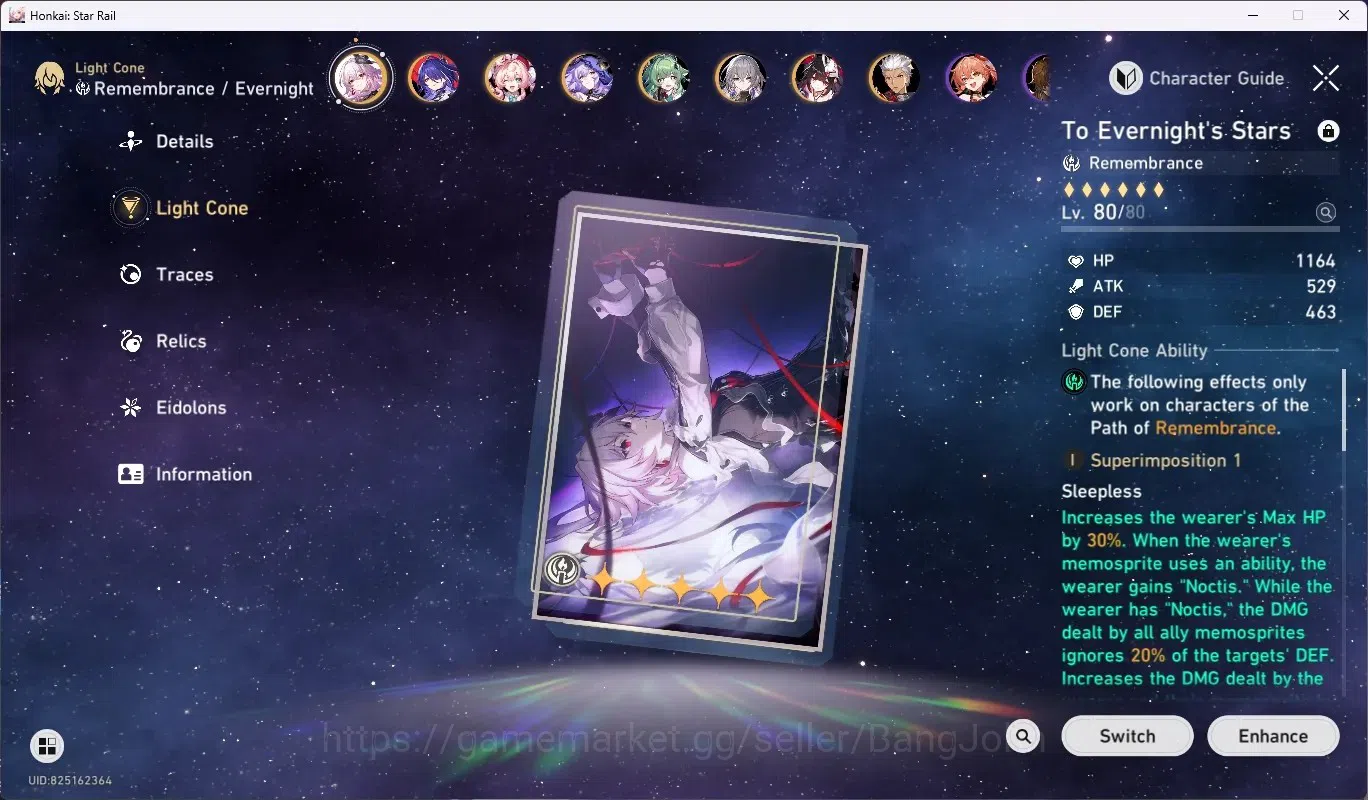 Honkai Star Rail Accounts ASIA|TL 70|16 Limit [SilverWolffLv.999,YaoGuang,Cy image 9