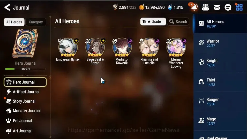 Epic Seven Accounts GLOBAL Unverif|New Era|5 ML(Rhiana&Luciel,EIlynav, image 4