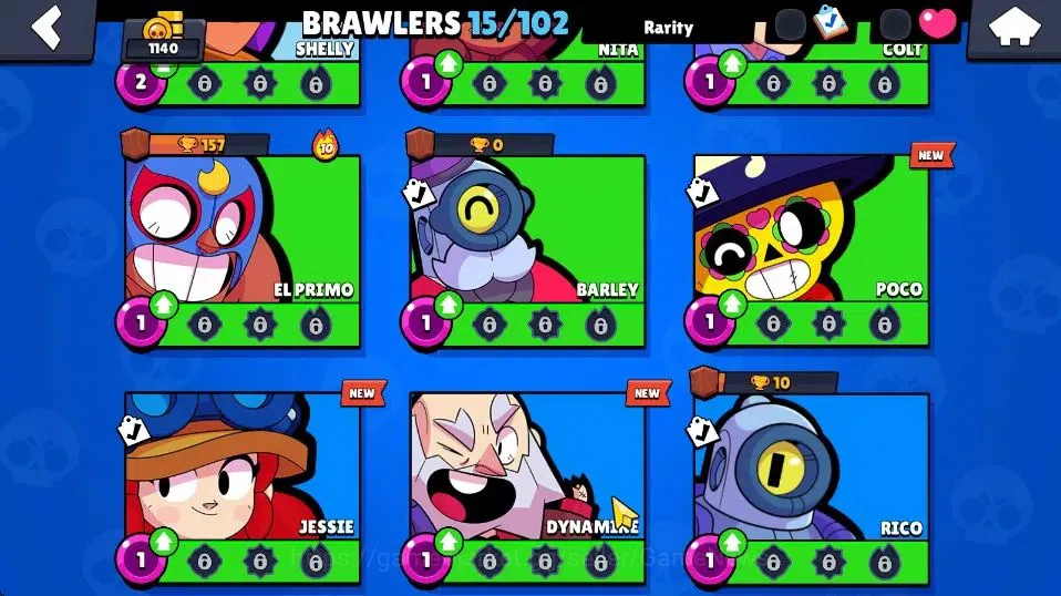 Brawl Stars Accounts 1140 Trophy|15 Brawlers 1 Max Lvl|Full Buffies Edg image 7
