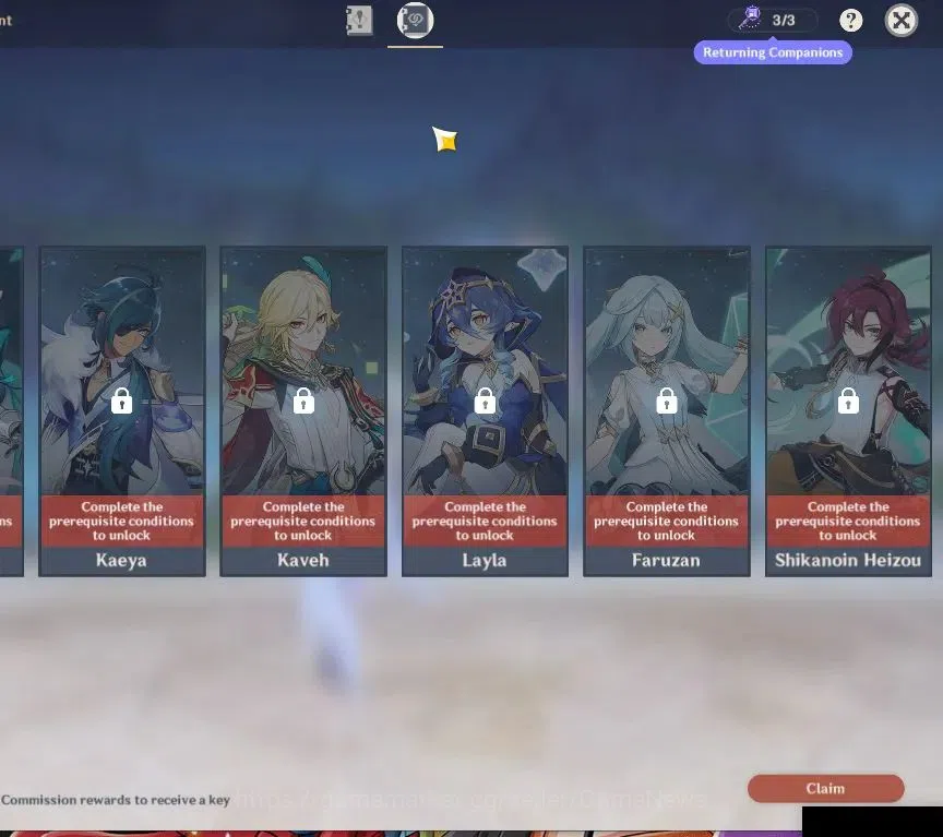 Genshin Impact Accounts ASIA |AR 39|2 Limited+21(*4Character)|Skirk,Yelan| image 12