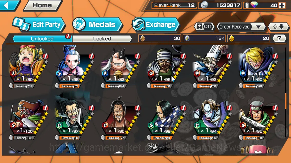 One Piece Bounty Rush Accounts Global|4EX|BMO Kaido,Devine Departure Shanks,AMSK[ image 7