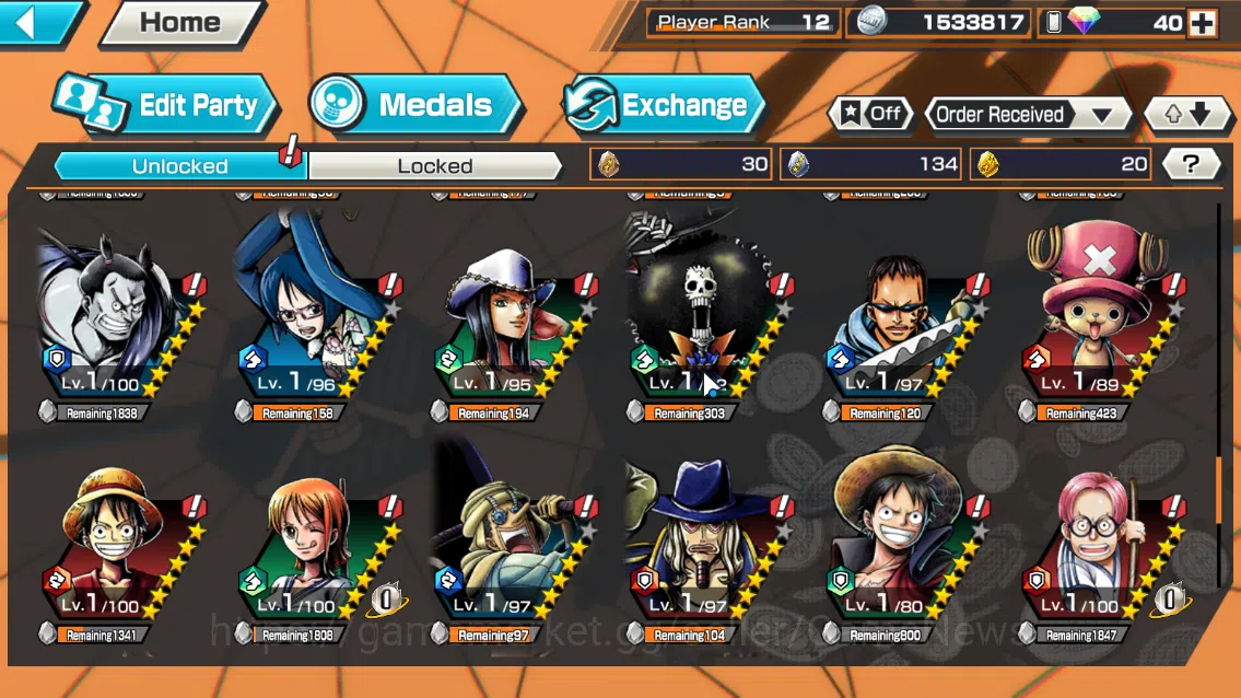 One Piece Bounty Rush Accounts Global|4EX|BMO Kaido,Devine Departure Shanks,AMSK[ image 8