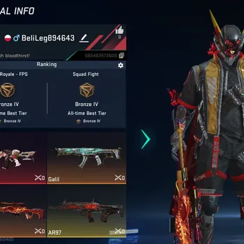Blood Strike Accounts Others ASIA|1 limit:M4A1-BOF|4