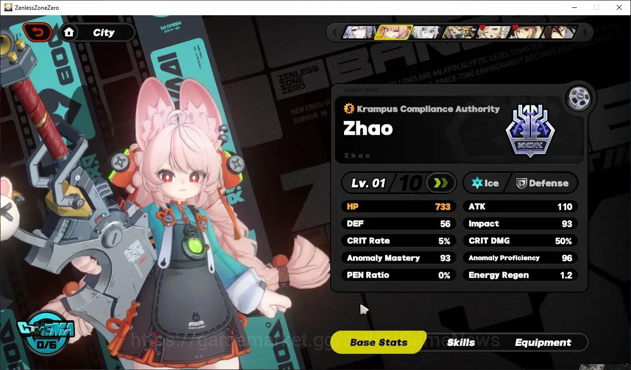 Zenless Zone Zero Accounts Starter ASIA|IK 5|S1 CH1|Starter 2 Limit (Velina Airgid+Zhao)+All UnSet|MC WISE|Rate 7