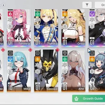 Chaos Zero Nightmare Accounts GLOBAL Lv 55|5 SSR [ArabellaM2+Sign,Tiphera,OrleaM1,Tenebria,Renoa]+[Owen,etc]|33
