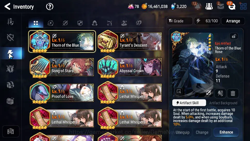 Epic Seven Accounts GLOBAL Unverif|Starter|2 ML(BArunka, AElena)+ Bell image 9