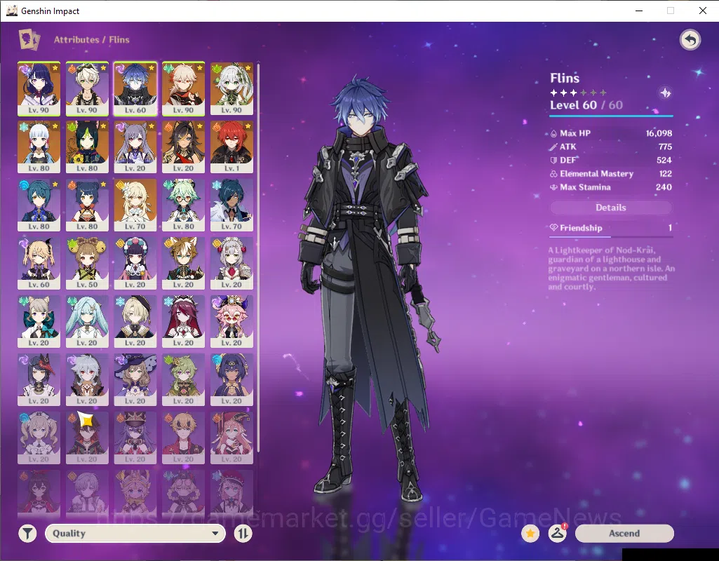 Genshin Impact Accounts ASIA|AR 56|5 Limited+32(*4Character)|Flins,Nahida, image 14