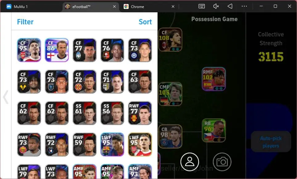 eFootball Accounts Mobile|PW 3115|Bigtime Ibrahimovic|Epic Matthaus,G image 2