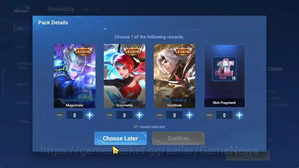 Honor of Kings Accounts Hero 8  Skin 2|Starter with Legend Skin Selection  image 3