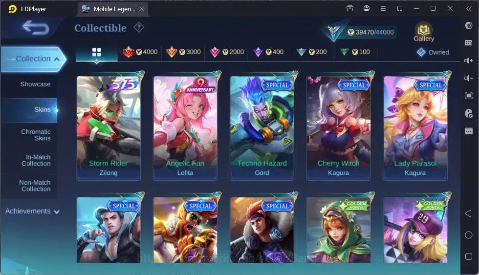 Mobile Legends: Bang Bang Accounts Global|Hero 92|Skin 128|Expert|KOF Karina|Prime Cl image 5