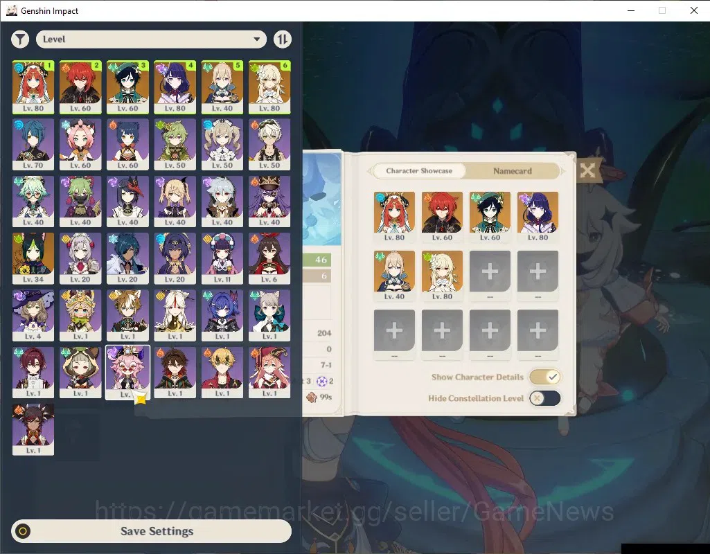 Genshin Impact Accounts ASIA|AR 46|3 Limited + 1(*5 Weapon)|Nilou+Signatur image 2