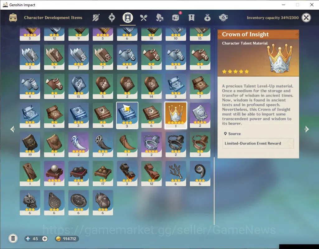 Genshin Impact Accounts ASIA|AR 46|3 Limited + 1(*5 Weapon)|Nilou+Signatur image 7