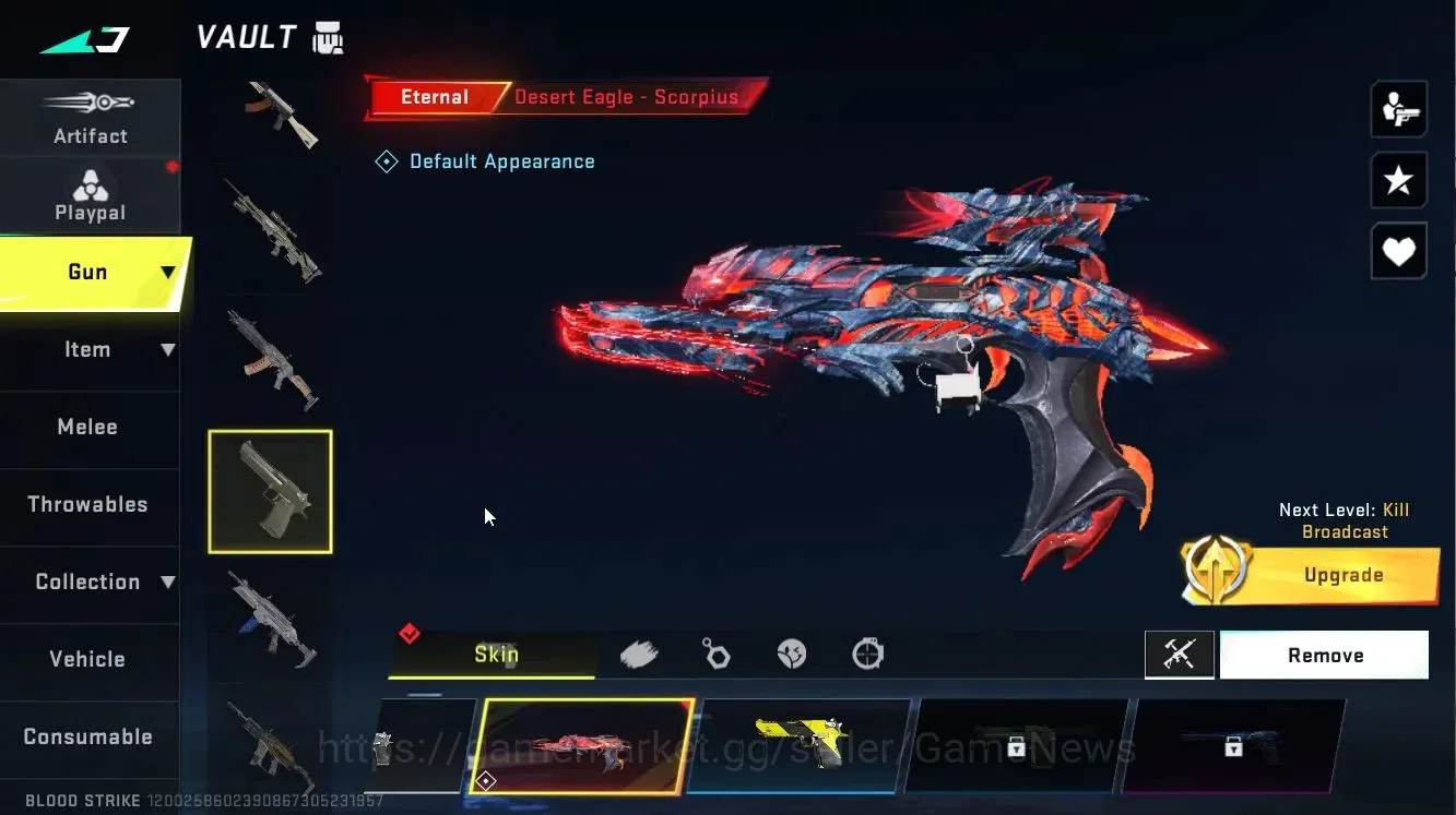 Blood Strike Accounts ASIA|ETERNAL DEagle-Scorpius|Melee Synthwave+8 ULT image 10